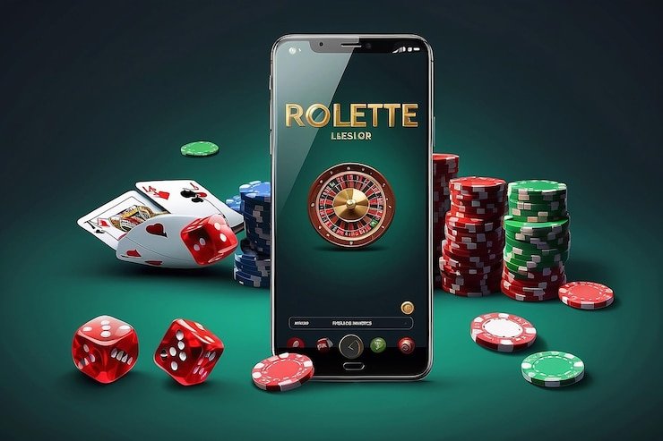 Ilustrasi pengguna mengatur waktu dan anggaran bermain di perangkat mobile